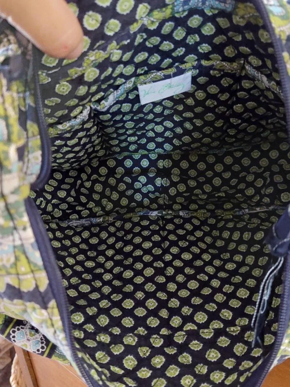 vintage Vera Bradley Cargo Sling shoulder bag in the retired Cambridge pattern,